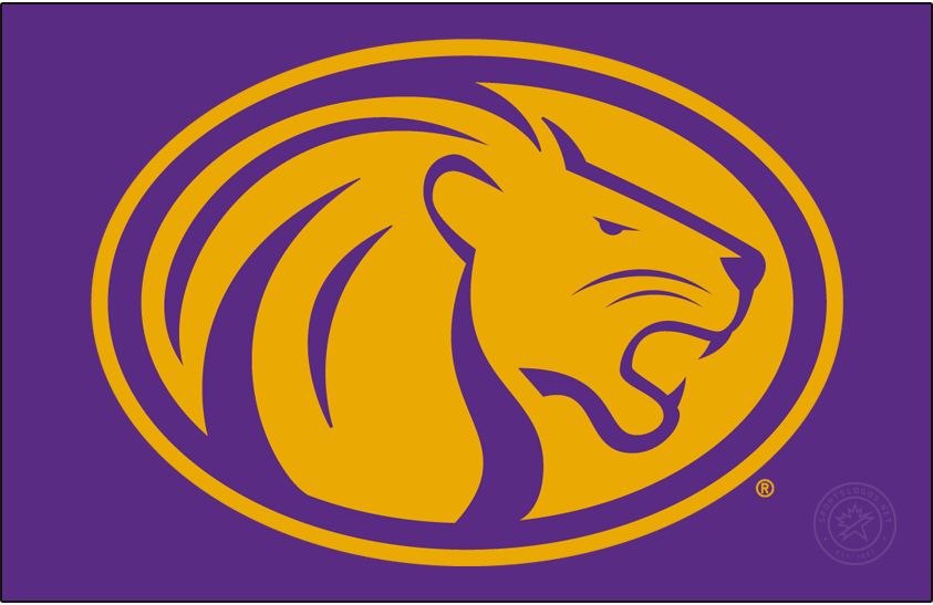 North Alabama Lions 2012-2018 Alt on Dark Logo iron on transfers for T-shirts